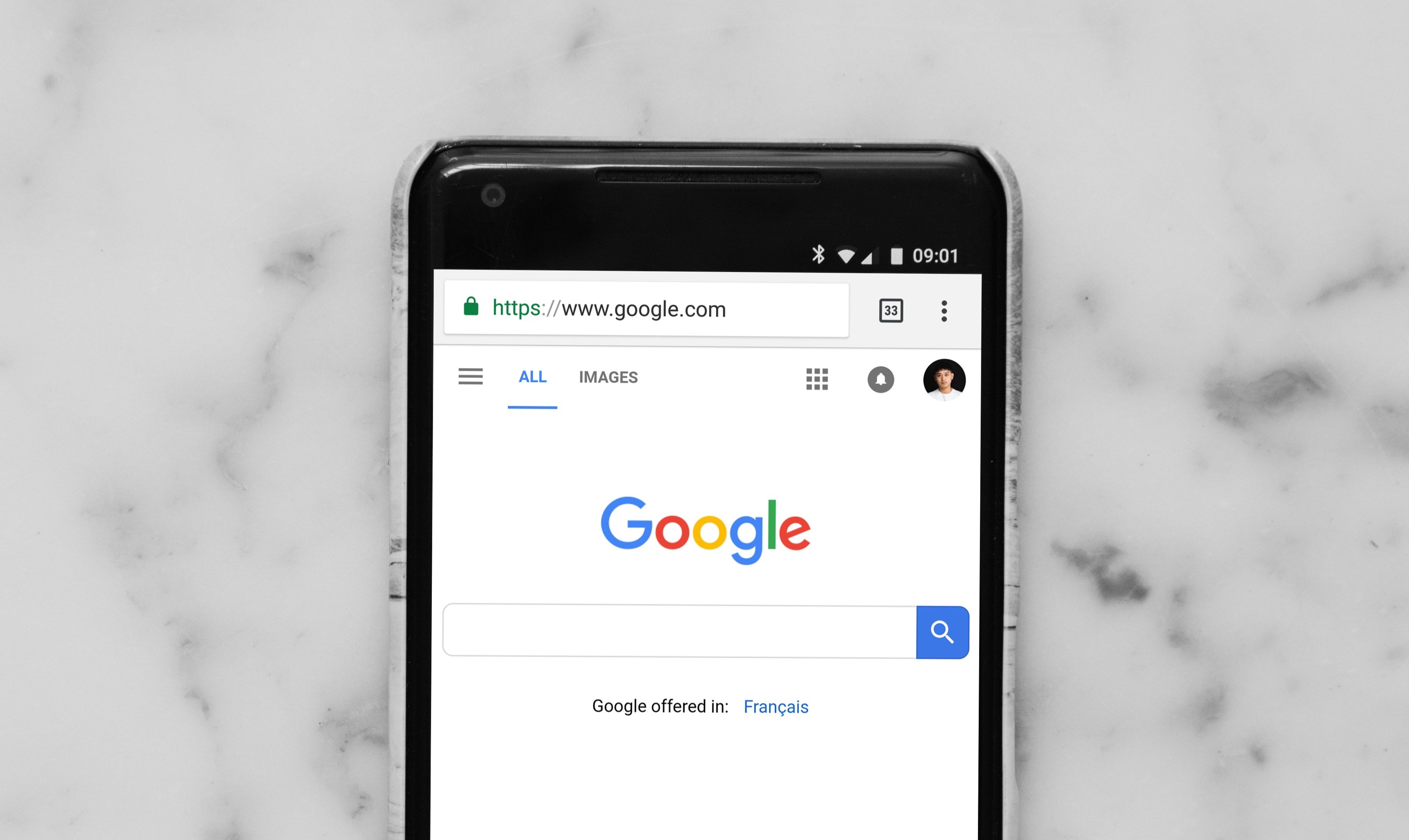 cell-phone-with-google-browser-open